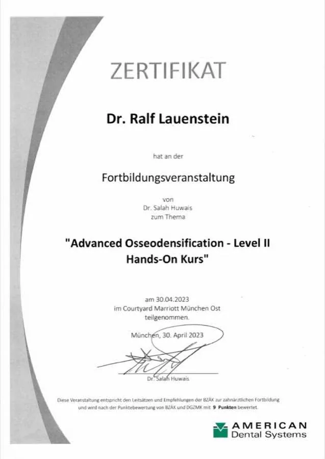 Fortbildungsnachweis: Mai 2023