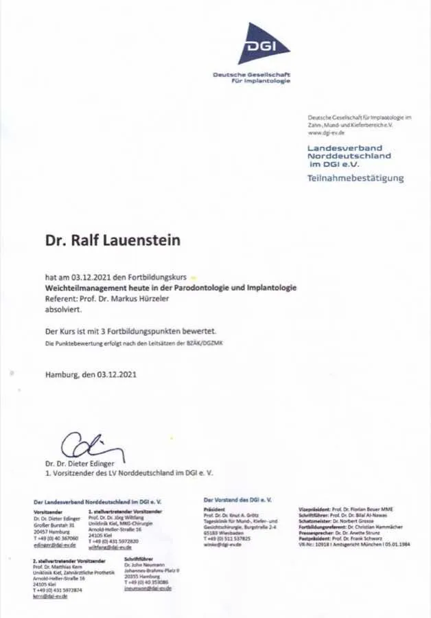 DGI Weichteilmanagement: Fortbildung · 2021
