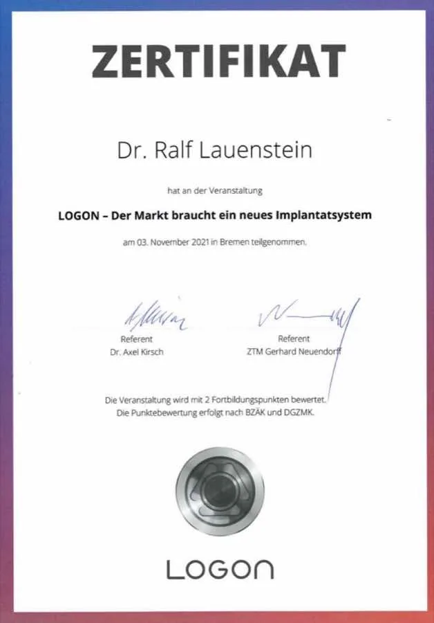 Fortbildungsnachweis: 2021