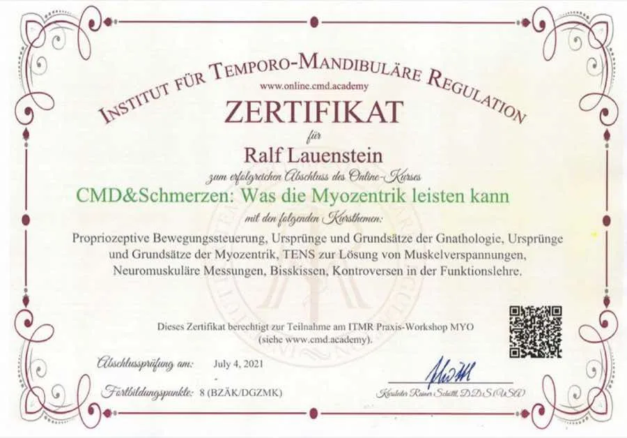CMD: Zertifikat · 2021
