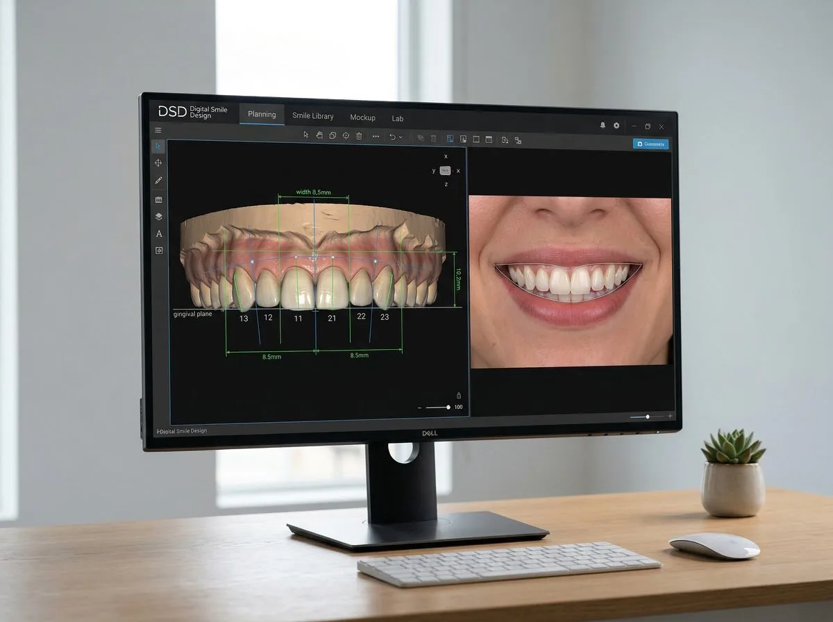 Digitale Planung für ein Smile Design